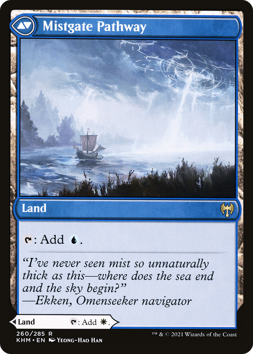 Hengegate Pathway // Mistgate Pathway (KHM-260) - rare - Foil