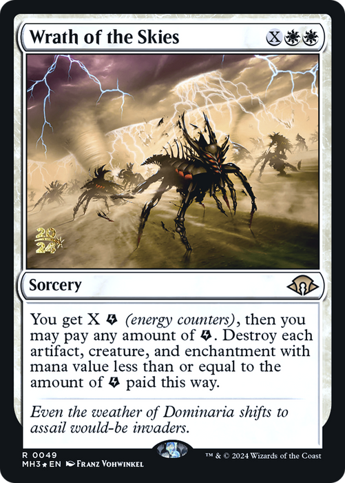 Wrath of the Skies (PRE-49S) - rare - Foil