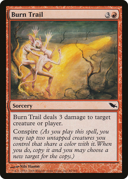 Burn Trail (SHM-086) - common - Foil