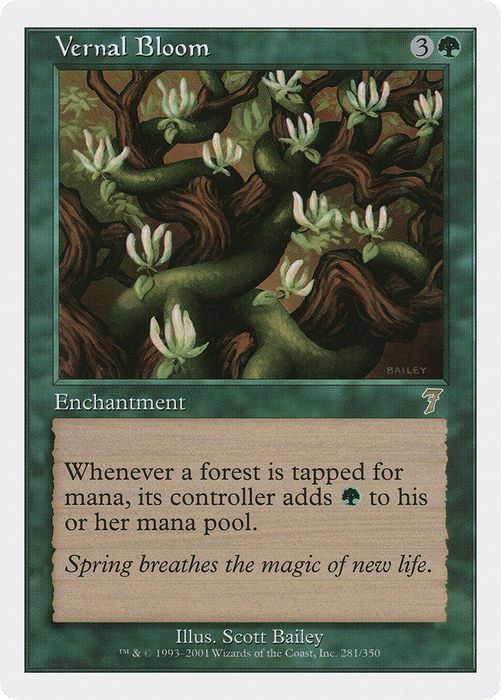 Vernal Bloom (7ED-281) - rare