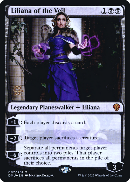 Liliana of the Veil (PRE-97S) - mythic - Foil