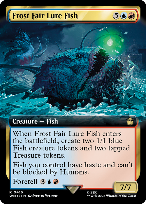 Frost Fair Lure Fish (WHO-416) - rare: (Extended Art) - Foil