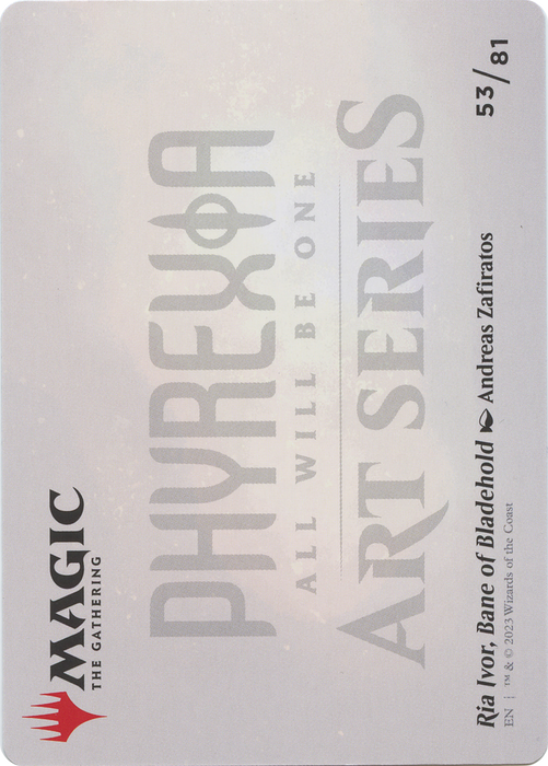 Ria Ivor, Bane of Bladehold // Ria Ivor, Bane of Bladehold (AONE-053) - common (Borderless)