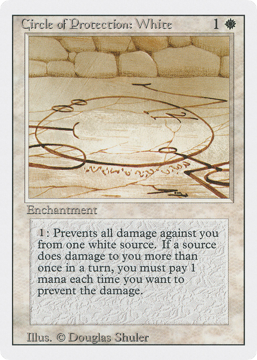 Circle of Protection: White (3ED-013) - common