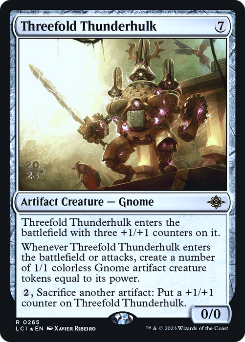 Threefold Thunderhulk (PRE-265S) - rare - Foil