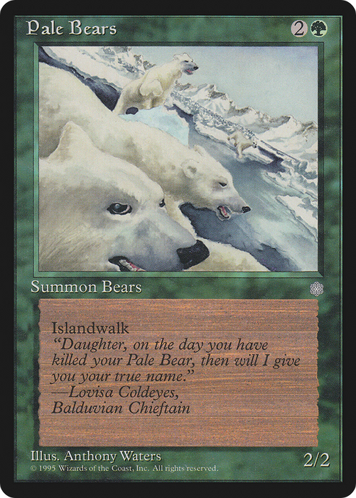 Pale Bears (ICE-256) - rare