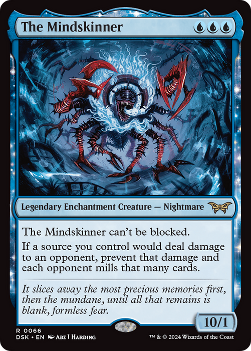 The Mindskinner (DSK-066) - rare: (enchantment)