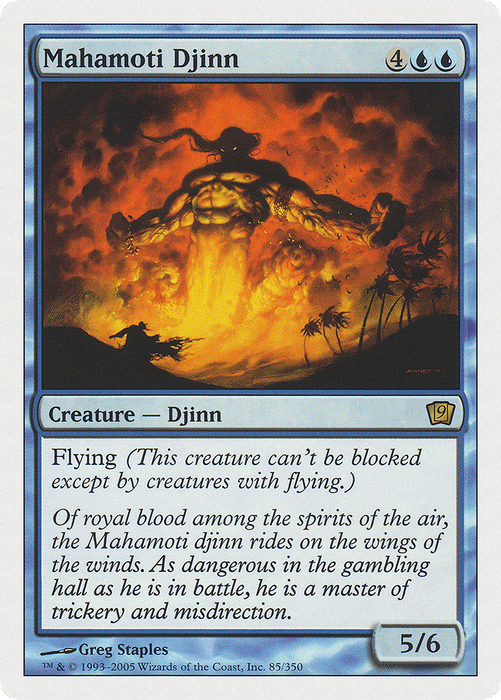 Mahamoti Djinn (9ED-085) - rare