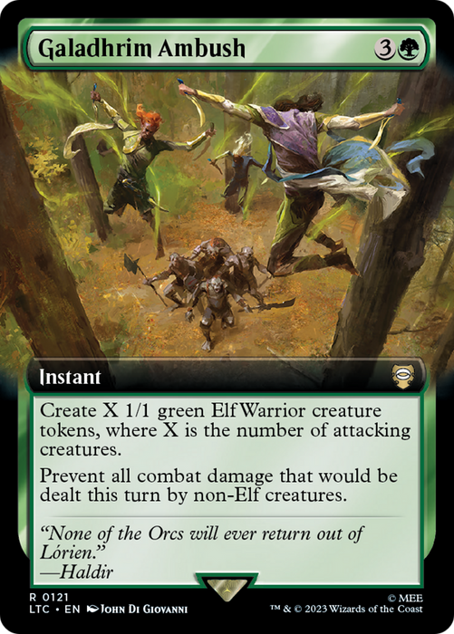 Galadhrim Ambush (LTC-121) - rare: (Extended Art)
