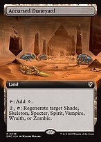 Accursed Duneyard (DRC-036) - rare: (Extended Art)