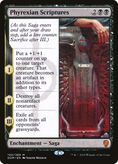 Phyrexian Scriptures (DOM-100) - mythic