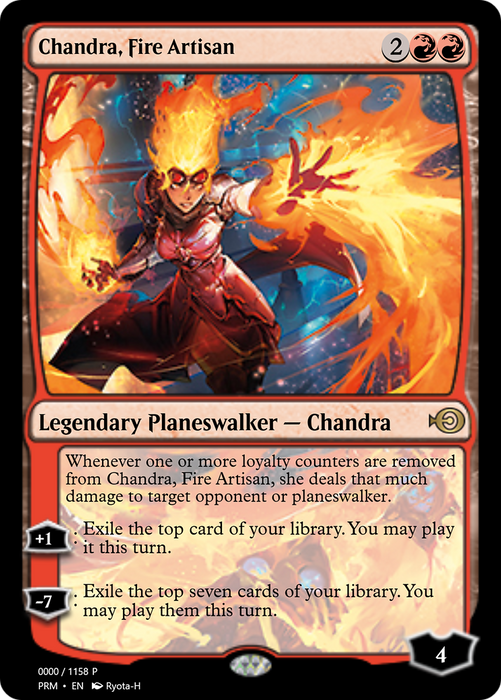 Chandra, Fire Artisan (PRM-72263) - rare