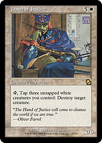 Hand of Justice (ME1-015) - rare - Foil