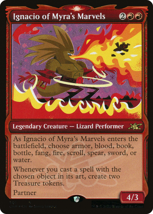 Ignacio of Myra's Marvels (UNF-501) - rare: (Showcase) - Foil