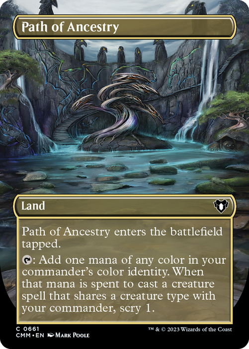 Path of Ancestry (CMM-661) - common (Borderless) - Foil