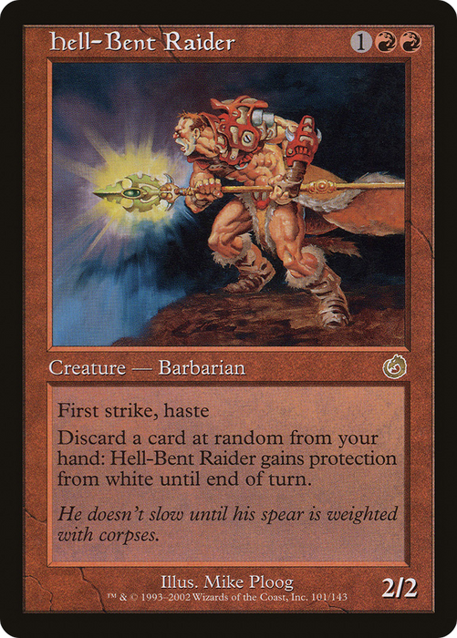 Hell-Bent Raider (TOR-101) - rare