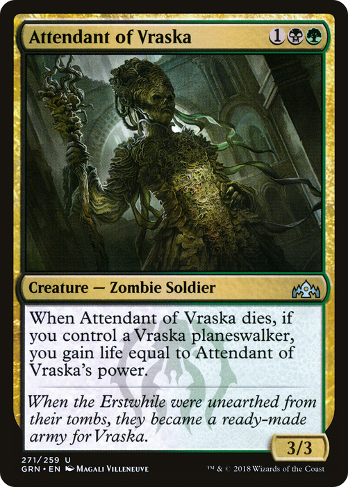 Attendant of Vraska (GRN-271) - uncommon
