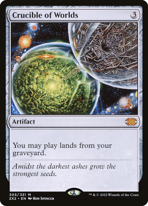 Crucible of Worlds (2X2-303) - mythic - Foil