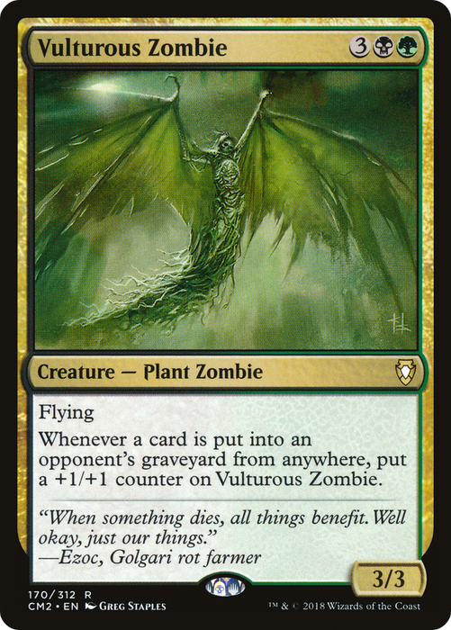 Vulturous Zombie (CM2-170) - rare