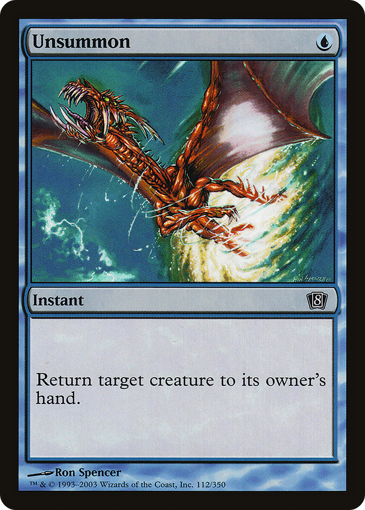 Unsummon (8ED-112★) - common - Foil