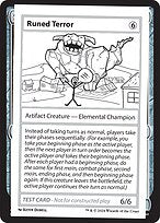 Runed Terror (MB2PC-371) - rare