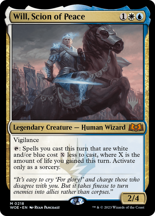 Will, Scion of Peace (PPWOE-218P) - mythic - Foil