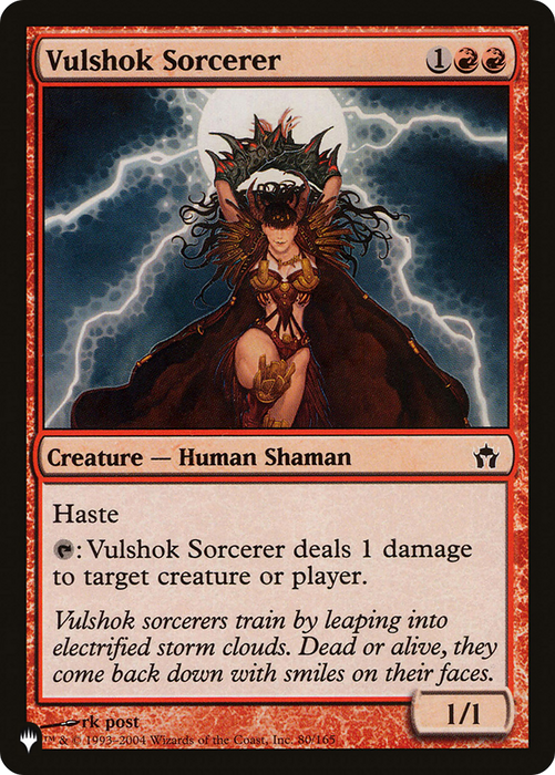 Vulshok Sorcerer (LIST-5DN-80) - common