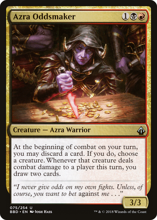 Azra Oddsmaker (BBD-075) - uncommon