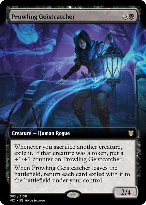 Prowling Geistcatcher (PRM-93966) - rare - Foil