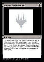 Banned Eldraine Card (UNK-RC01A) - rare