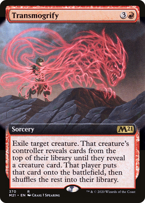 Transmogrify (M21-370) - rare: (Extended Art) - Foil