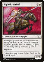 Sigiled Sentinel (MOM-037) - common - Foil