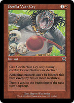 Gorilla War Cry (ME4-124) - common