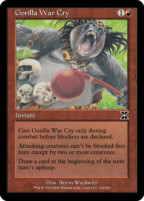 Gorilla War Cry (ME4-124) - common - Foil