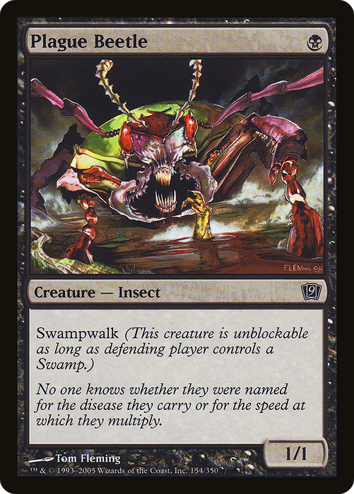 Plague Beetle (9ED-154★) - common - Foil