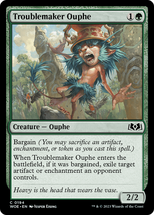 Troublemaker Ouphe (WOE-194) - common - Foil