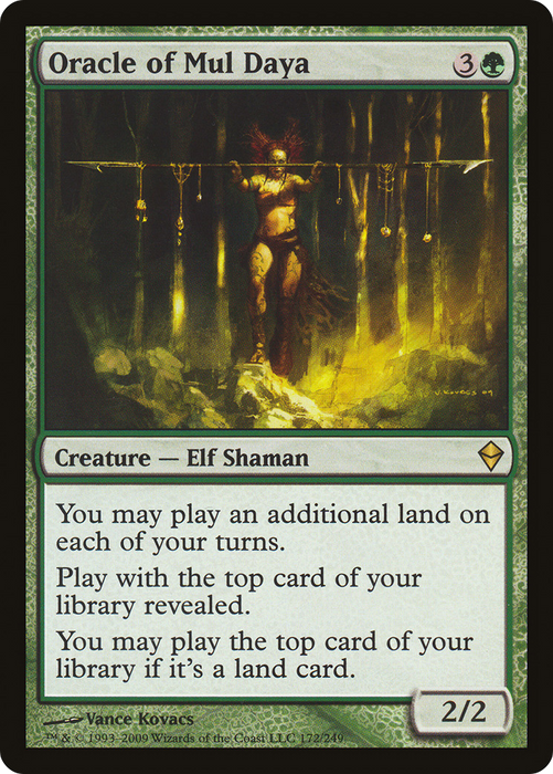 Oracle of Mul Daya (ZEN-172) - rare - Foil