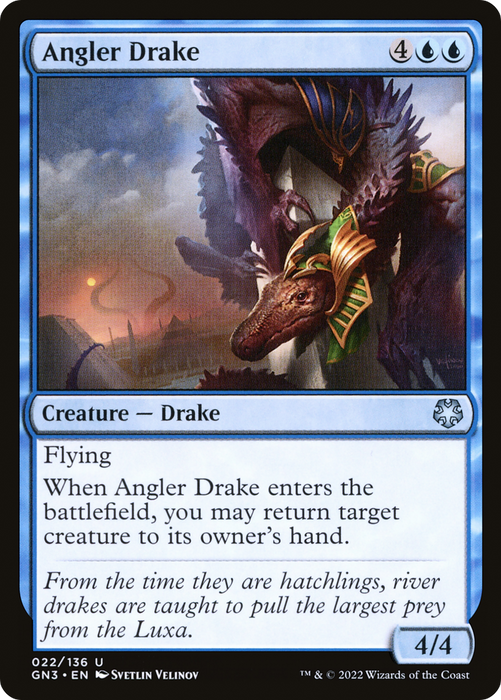 Angler Drake (GN3-022) - uncommon