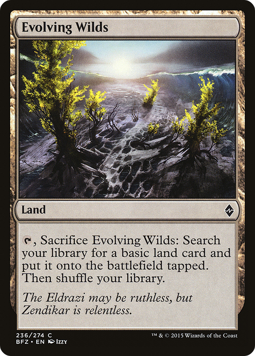 Evolving Wilds (BFZ-236) - common
