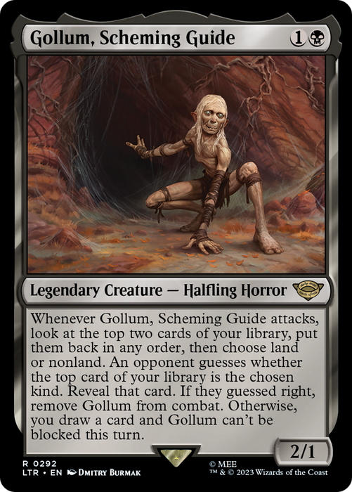 Gollum, Scheming Guide (LTR-292) - rare