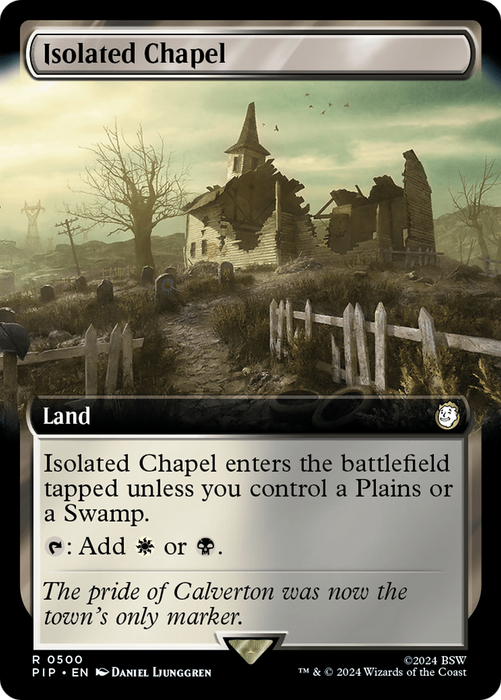 Isolated Chapel (PIP-500) - rare: (Extended Art) - Foil