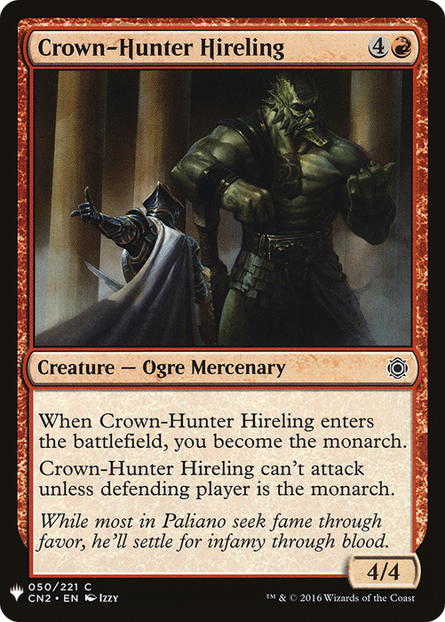 Crown-Hunter Hireling (LIST-CN2-50) - common