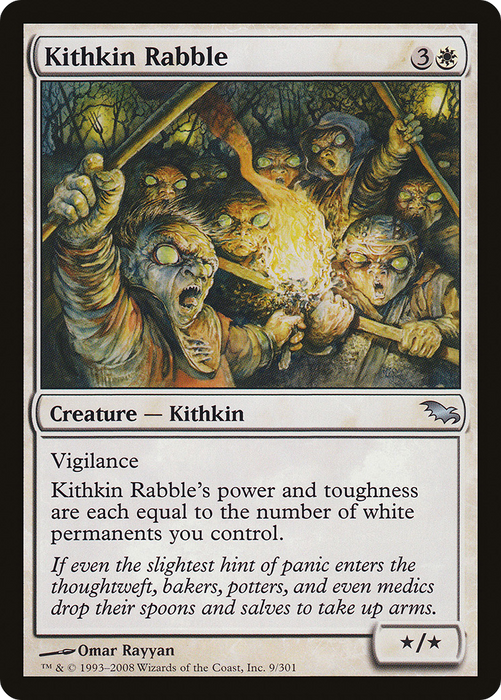 Kithkin Rabble (SHM-009) - uncommon - Foil