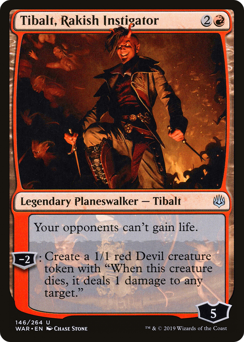 Tibalt, Rakish Instigator (WAR-146) - uncommon