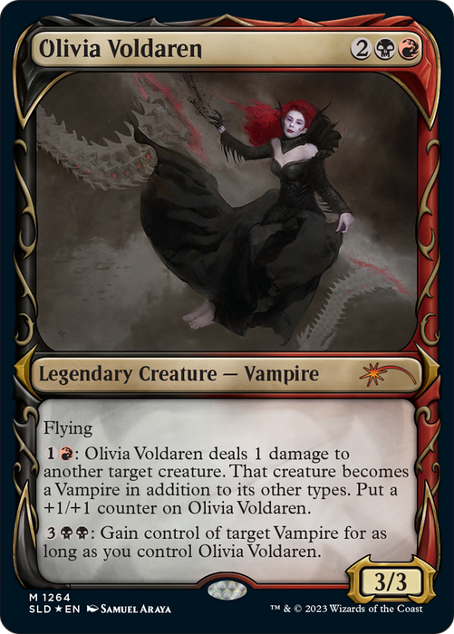 Olivia Voldaren (SLD-1264) - mythic: (Showcase) - Foil