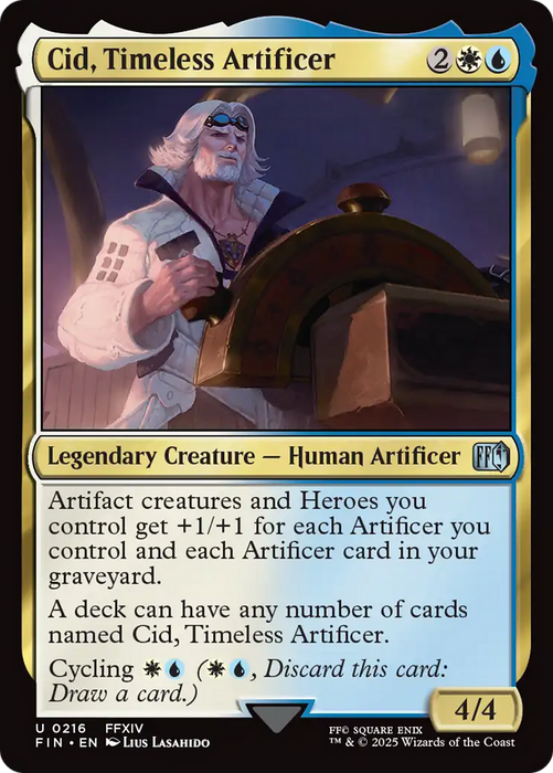 Cid, Timeless Artificer (0216) (FIN-216) - uncommon - Foil