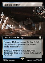 Sunken Hollow (PIP-1042) - rare: (Extended Art) - Foil