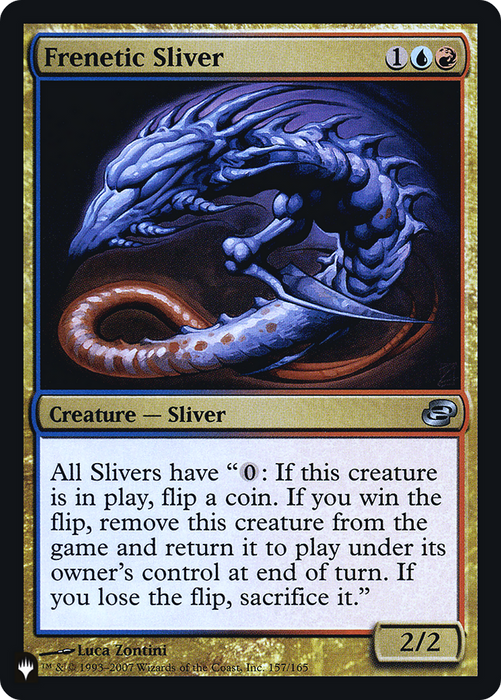 Frenetic Sliver (LIST-PLC-157) - uncommon