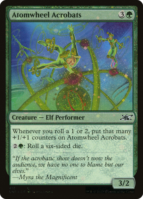 Atomwheel Acrobats (UNF-416) - common - Foil