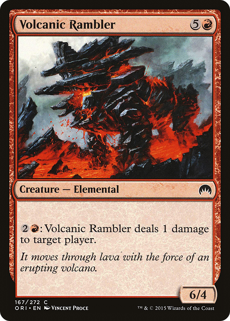 Volcanic Rambler (ORI-167) - common - Foil